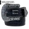 2023 Designerbelt Simon Belts For Men Women Shiny Diamond Belt Black On Black Blue White Multicolour123451241725