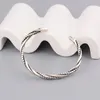 Ancient Silver Color Vintage Fashion Opened Bangle For Men And Women Design Woven Fried Dough Twist Simple Bracelet 2022