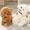 Kawaii Plushie Symulacja psów Plush Animale Toy Pchana Husky Teddy Shiba Inu Doll for Girls Ldren Christmas New Year Prezenty J220729