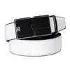 Ceintures Hi-TieBlack Automatique Boucles À Cliquet Hommes Blanc En Cuir Véritable Vintage Ceinture Ceinture Pour Hommes Jeans Robe De Mariage D'affaires