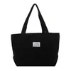 Abendtaschen Leinwand Frauen Umhängetasche Weibliche Student Tote Shopper 2022 Große Cord Mode Mädchen Bookbag Baumwolltuch Frau Handtasche