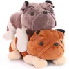 Abrazo Simulación Perro Lindo Shar Pei Bulldog Alta Calidad Suave Relleno Peluche Animal Muñeca Regalo de Cumpleaños Decoración del Hogar 30 cm 19 J220729