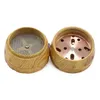 Nieuwe houten grinder roken accessoires houten matel tabak crusher 2 type 52 mm 4 lagen droge kruiden slijpmachines