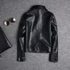 Женская кожа 2022 Мода Женщины Главная мотоциклевые изделия из искусственных курток.