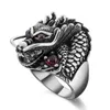 Bandringe FDLK Vintage SKL Gothic Männer Ring Retro Hip Hop Punk Männlich Für Frauen Party Steampunk Schmuck Großhandel Drop Lieferung Smtxy