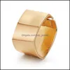 Bangle Bangle Arrival مبالغة في أساور الكفة المربعة الكبيرة للنساء الهندسيات الكلاسيكية Lenon Bracelet