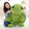 1Pc Cartoon Nette 30100Cm Große Augen Schildkröte Weiche Kuschel Kissen Weiche Kleine Meeresschildkröte Puppen für Kinder Geschenk j220729