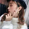 Backs Earrings Fashion Irregular Scrub Tasse Clip On Matte Gold Leaf Without Piercing For Women Stylishear Ear Clips Jewelry