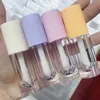 100 pièces 6.5 ml vide clair brillant à lèvres bouteille Tubes glaçure à lèvres grande baguette maquillage bricolage cosmétique rouge à lèvres huiles lèvres baume titulaire