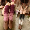 Çorap Çorap Yumuşak Kaşmir Kademeli Renkler Yığın Ayak Kolları Sonbahar ve Kış Sıcak Örme Bacak Isıtıcıları Moda Kişilik Önyükleme Troopers T221107