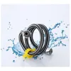 Bath Accessory Set 304 Stainless Steel Corrugated Braided Hose Metal Explosion-proof Water Heater Toilet Faucet Inlet Pipe