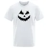 Herr t-skjortor mode män tshirts halloween skräck hip-hop toppar märke t-shirt bomull