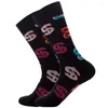 Men's Socks Quality Mens Combed Cotton Colorful Happy Funny Sock Autumn Winter Warm Casual Long Men Compression Street Wear