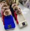 Beanie Tasarımcı Kafatası Kapakları Erkek Kadın Kazak Şapka Lüks Tasarımcıları Örme Şapkalar Pembe Mavi Moda Beanies Cappello Casquette