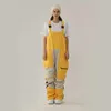 Ski-broek uit één stuk ski jumpsuits windbestendige vrouwen buiten snowboardpak mannen overalls waterdichte losse sneeuwkleding