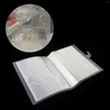 ジュエリーポーチクリアイヤリングディスプレイポーチポータブルオーガナイザーボックス耐久性のあるブックレットギフトストレージブック用ブレスレットイヤーフック