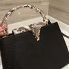 女性Luxurysデザイナーバッグ2022最高品質の最初のレイヤーカウハイドハンドバッグLバッグ