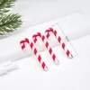 Dekoracje świąteczne 24pcs do domu wiszące cukierki trzcina trzcinowa wisiorki dla dzieci