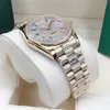 2023 Ladies Automatic Watch 36mm diamond bezel Sapphire face Rainbow square diamond ding stainless steel discount waterproof311T