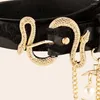 Belts Fashion Teens Snake Buckle Adjustable Waist Straps For Dresses Shirt Dropship