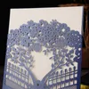 Personnalit￩ Hollow Love Tree Wedding Invitations Laser Cut Invitation Card Ensemble avec enveloppe CX123R
