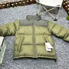 2023 NFC Mens Down Parkas Jacket Puffy Thick Warn Coats Sleeves Embroidery Man Outwears Top M-2XL