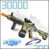 ألعاب السلاح ألعاب Gun M416 Gel Blaster مع 15000 كرات هيدروجيل يدوي Matic Splatter Water Electric for ADT Kids Drop Hompts Mo Dhelp