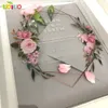 Other Event Party Supplies 10pcs luxury high class romantic acrylic wedding invitation card sell flower cards with box 221105