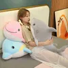 1pc 30100cm peluche doux coton poupées dessin animé baleine requin dauphin peluche oreiller sommeil oreiller pour enfants cadeau d'anniversaire J220729