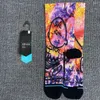 Skarpetki Men039s Stwórz deskorolka koszykówki 3D Druk Hip Hop Sock for Men Woman Street Style Compression Cycl8632211