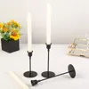 Titulares de velas 3 PCs Stand Metal Stand Candlestick Candelabrum Ornaments Candelabra Conjunto G99A