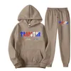 Parcours masculin Tracksuit Tracks TrapStar Marque imprimée Sportswear Men 16 couleurs chaudes deux pièces set à sweat sweat-shirt lâche jogging 221105