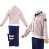 6Pics Hot Anime New Neji Hinata Kostüm Cosplay New Shippuden Hinata Hyuga 2. Generation Komplettset Erwachsene Frauen Anzug J220720