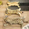 Simulation Cute 3958Cm Lion Tiger Leopard Plush Toys Home Decor Stuffed Cute Animals Dolls Soft Real Like Pillow For Kids Gift J220729