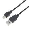 1M MINI USB -laadkoordkabel voor Sony PlayStation PS3 Controller Laadkabels Lijn zwart