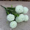 Hortensia en soie multicolore, fleur artificielle, fleurs blanches de mariage, petit Bouquet, fausses fleurs, décoration de fête de noël, DIY, 50 pièces