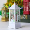 Christmas LED Lantern Light Decorations Christmas Tree Flame Candle Ornament Lights Candlestick Table Decoration