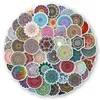 60PCS Mixed Skateboard Stickers Flower Pattern For Car Laptop Pad Bicycle Motorcycle Helmet PS4 Phone DIY Decals Pvc Guitar Sticker