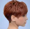 Hair Lace Wigs Feminino Cabelo Curto Bangs FFF FFY Chemical Fiber Capfe -mela