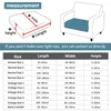 Tampas de cadeira Jacquard trechado com capa de sofá de padrões verificados Cushion Slipcover Seat Loveset Protetor de móveis seccionais 1pc