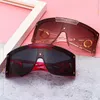 Sunglasses Classic White One Piece Women Clear Lens Cycling Windproof Shield Sun Glasses Oversized Sports Goggles