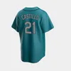 44 Julio Rodriguez Seattle 2022 All Star Jersey Luis Castillo Mariners Mitch Haniger Robbie Ray Ken Griffey Jr. Jesse Winker Ichiro Luis Torrens Kyle Lewis Ichiro