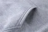 昇華空白のフーディーズ女性用の白いフード付きスウェットシャツメンレタープリント長袖のシャツDIYポリエステル1107