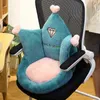 1 st New Rainbow Crown Cushion Animal Seat Cushion fylld plysch soffa inomhus golvhemstol dekor vinter ldren älskare gåva j220729