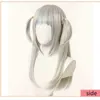 Anime Hololive Vtuber Virtual Anchor Gawr Gura Cosplay Costume Wig Material med luftlagertryck lämpligt för olika tillfällen J220720