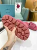 Winter woman shoes indoor slipper warm flats wool slipper pink white black logo-embroidered terry cloth slides for women rubber bottom slip on super quality