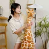 50140cm de alta qualidade gigante da vida real brinquedos de girafa de pelúcia