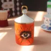 Big Eye Starry Sky Incense Candle Holder med handlock Aromaterapi Candle Jar Handmade Candleabra Home Decoration247U9267695