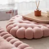 Oreiller moderne velours Biscuit forme sol Tatami méditation rond Pouf canapé canapé banc siège Futon intérieur extérieur