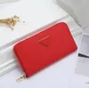 Luxury Designer Fashion Women Clutch Credit Card Wallet Pu Leather Single Zipper Wallets Lady Ladies Long Classical Coin purse